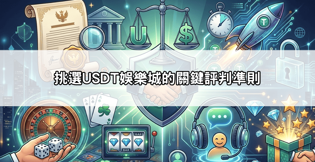 挑選USDT娛樂城的關鍵評判準則