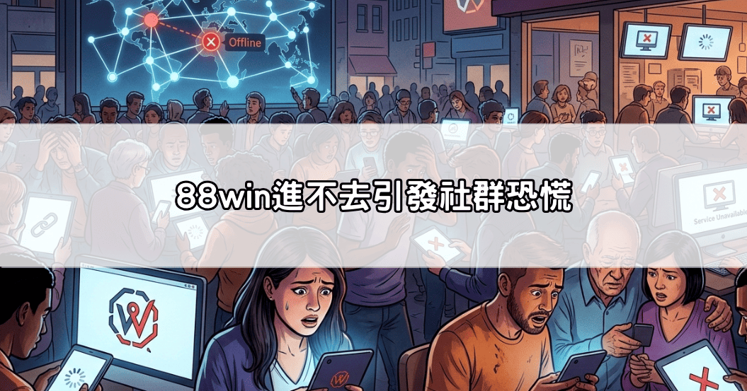 88win進不去引發社群恐慌